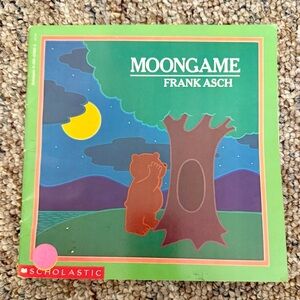 Vintage Scholastic Moongame Kids Book by Frank Asch
